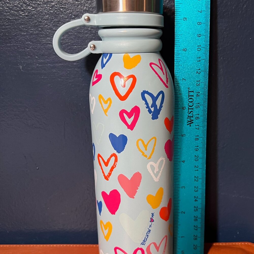 Brighton Color Of Love Water Bottle 20 Oz. Double Wall Insulation (MSRP $60) NEW - Picture 7 of 11
